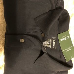 NWT LL Bean long-sleeve mens polo